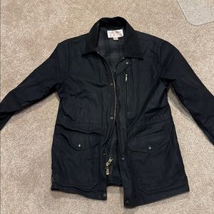 Filson Black Garment with Plaid Interior